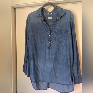 Denim top~ Merona